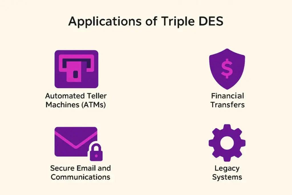Applications of Triple Data Encryption Standard