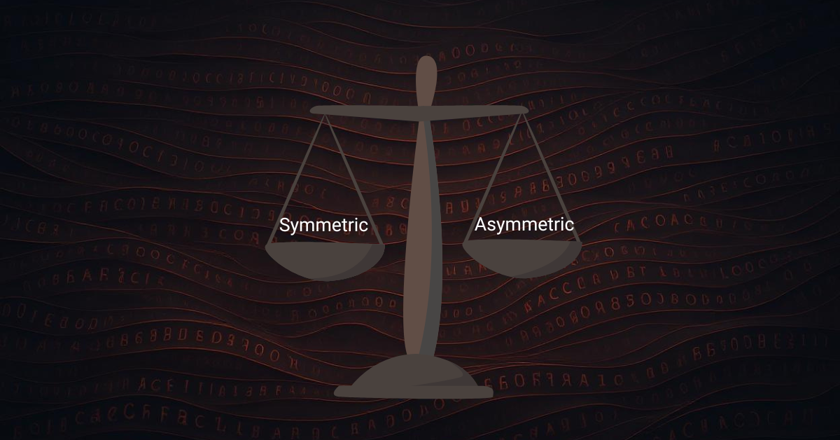 symmetric and asymmetric encryption